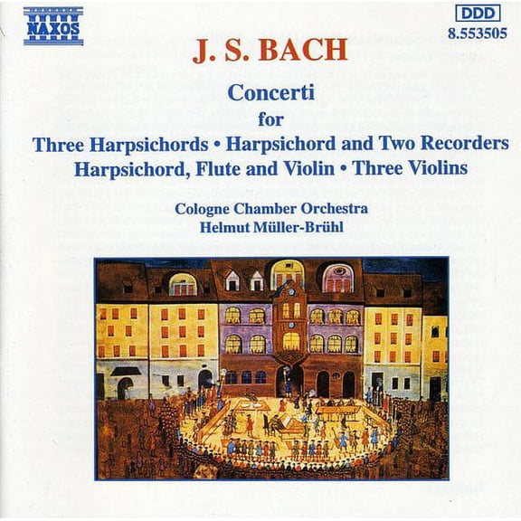 Helmut M Ller-Br HL - Concerti for Harpsichord Flute & Violin - Music & Performance - CD