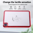 thumbnail image 3 of Decase Transparent Tablet Case for iPad 6th/5th Generation Cases 9.7 inch 2018/2017,Slim, Shockproof & Lightweight Protective Cover,Scratch-Resistant,Hybrid PC+TPU Clear Rugged Tablet Cover,Red, 3 of 7
