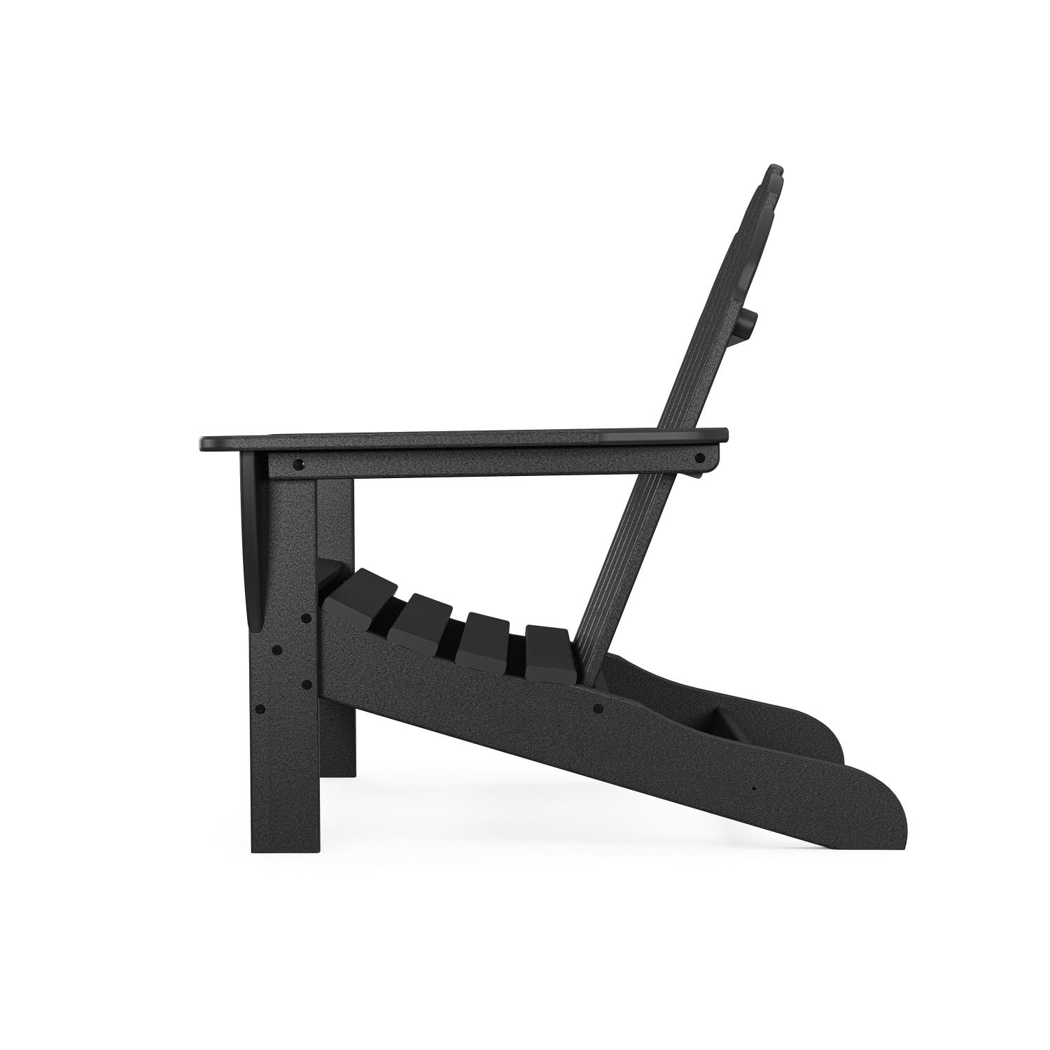 POLYWOOD Classic Outdoor Adirondack Chair in Black