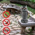 thumbnail image 4 of Kitchen Gadgets Owl Decoy To Scare Birds, Exquisitely Crafted Plastic Owl Shake Head Fine Details High Simulation for Orchard for Crops, 4 of 7
