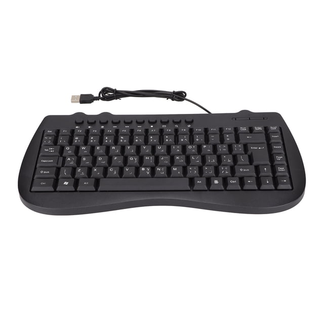 87 Keys Keyboard, USB Keyboard Mute Ultra Thin USB Interface For Office For Home