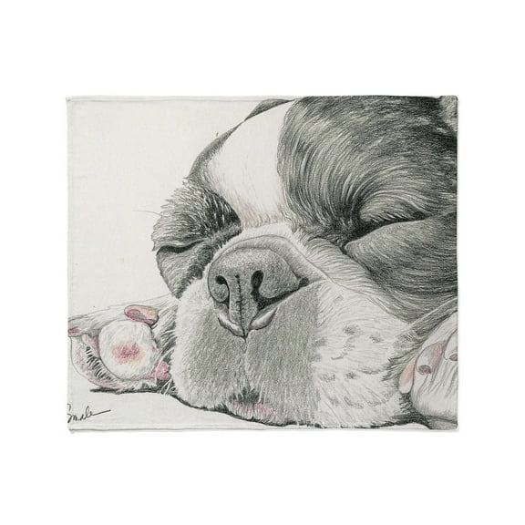 CafePress - Sleepy French Bulldog Throw Blanket - Soft Fleece Throw Blanket, 50"x60" for All Ages