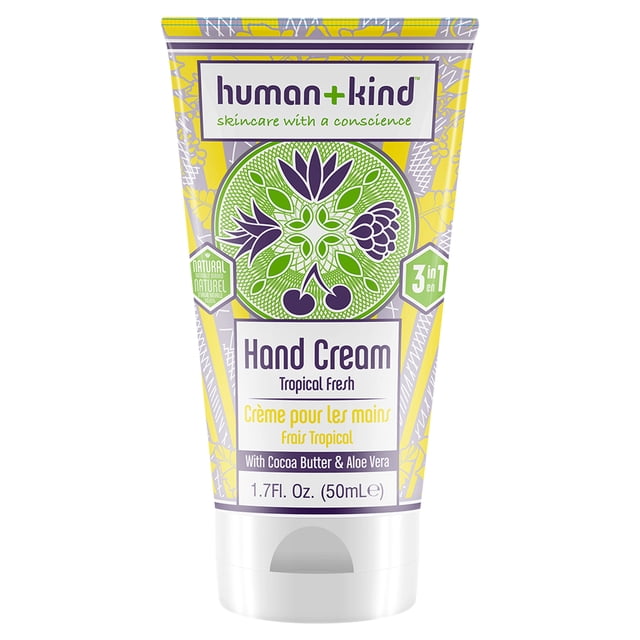 Crema de manos - Tropical Fresh 50ml Human+Kind Human+Kind Hand-Elbow-Feet Cream - Tropical Fresh Cream Unisex 1.7oz