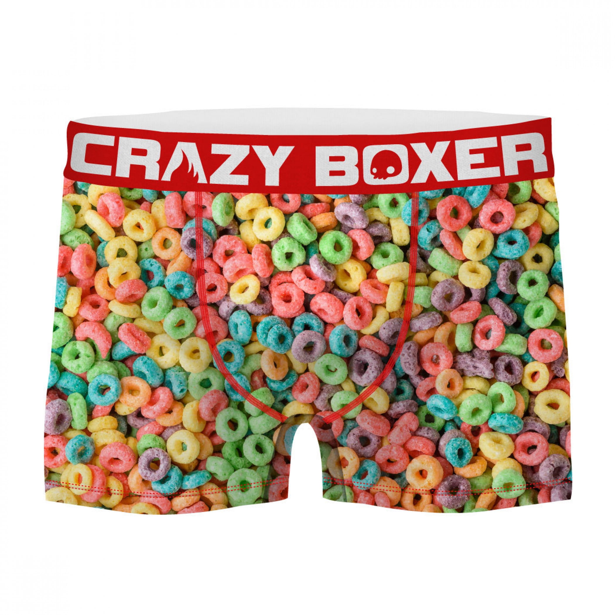 Cereals Fruit Loops All Over Men's Boxer Briefs ShortsLarge (3638)