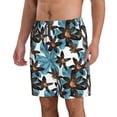 thumbnail image 2 of Naloa Lilies Flowers Men's Beach Shorts, Surfing shorts, Swim trunks, Quick Dry Swim Trunks for Surfing Beach Fun - XX-Large, 2 of 9
