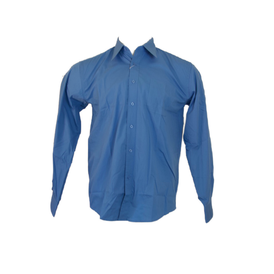 Men's Long Sleeve Shirt Classic Fit Formal Button Up Collared Dress