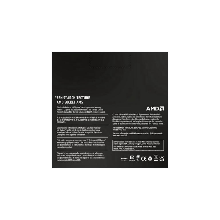 AMD Ryzen 7 9700X - Ryzen 7 9000 Series Granite Ridge (Zen 5 AMD Ryzen 7 9700X - Ryzen 7 9000 Series Granite Ridge (Zen 5