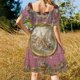 thumbnail image 5 of Vestido de manga corta de cómic Duckstiel, vestidos de noche de lujo para mujer, vestido largo, ropa de verano para mujer, 5 of 7
