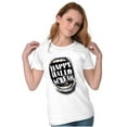 thumbnail image 3 of Happy Halloween Spooky Scream Pun Womens Fitted Plus Size Graphic Tee Brisco Brands 2X, 3 of 5