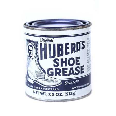 Huberd's Shoe Grease Beeswax Shoes/Leather Waterproof Conditioner Protector 7.5