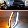 thumbnail image 1 of Yassdwbn 2Pc DRL Turn Signal Lamp Daytime Running Fog Light For 2013-2018 Subaru Forester, 1 of 5
