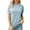 Light Blue, variant on Pink S WIZUTIZ Short Sleeve Shirts for Women up to 50% Off Casual Plain Retro Fluffy Tops Solid Oversize Short Sleeve Tshirts Plus Crew Neck Shirts Tunics Trendy Tee Athletic Ladies Tshirt T-shirt