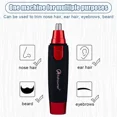 thumbnail image 3 of Er na Electric Nose Hair Trimmer Implement Shaver Clipper Men Women Ear Neck Eyebrow Trimmer Shaver Man Clean Trimer Razor Remover Kit, 3 of 28