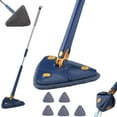 thumbnail image 2 of ACDANC Mop,360 Rotatable Adjustable Cleaning Mops,Ceiling Cleaner Wall Cleaning Dust with Extendable Long Handle,Automatic Wringing Spin Floor,Triangle Swab for Walls and Floor (Blue), 2 of 7
