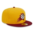 thumbnail image 3 of Men's New Era Yellow/Red Phoenix Suns Fall Leaves 2-Tone 59FIFTY Fitted Hat, 3 of 6