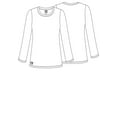thumbnail image 3 of Adar Underscrubs for Women - Long Sleeve Underscrub Comfort Tee, 3 of 4