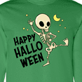 thumbnail image 4 of Inktastic Happy Halloween with Dancing Skeleton Long Sleeve T-Shirt, 4 of 5