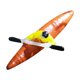 thumbnail image 3 of Estatuilla de Kayak, adorno creativo, estatua de Kayak para piscina exterior de estanque Rojo, 3 of 8