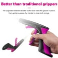 thumbnail image 3 of 2Pcs Grabber Reacher Tool, Foldable Grabber Reaching Tool, Lightweight Trash Picker Upper Tool for Elderly with Anti-Slip Rotating Rubber Gripper,Purple, 3 of 11