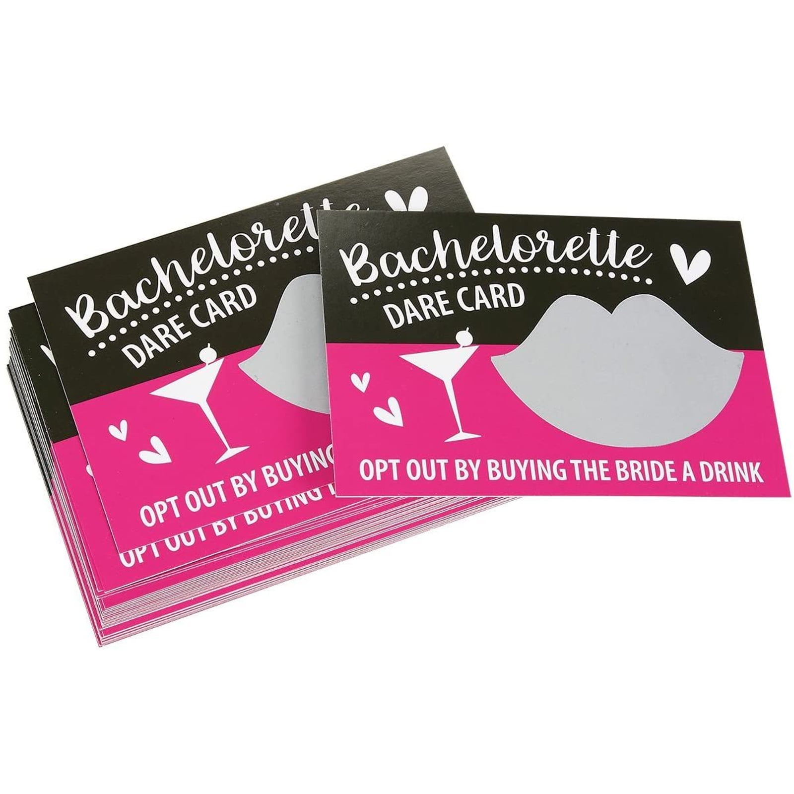 Bachelorette Party Game, 30-Pack Dare Scratch Off Cards, Fun Novelty Drink  Game for Girls Night Out Idea, Bridal Shower Decoration - Walmart.com