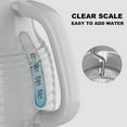 thumbnail image 5 of Anfilank 1.7L Cordless Electric Kettle, Plastic Tea Kettle with Water window And LED Light, Auto Shut-off & Boil-Dry Protection, Grey, 5 of 7