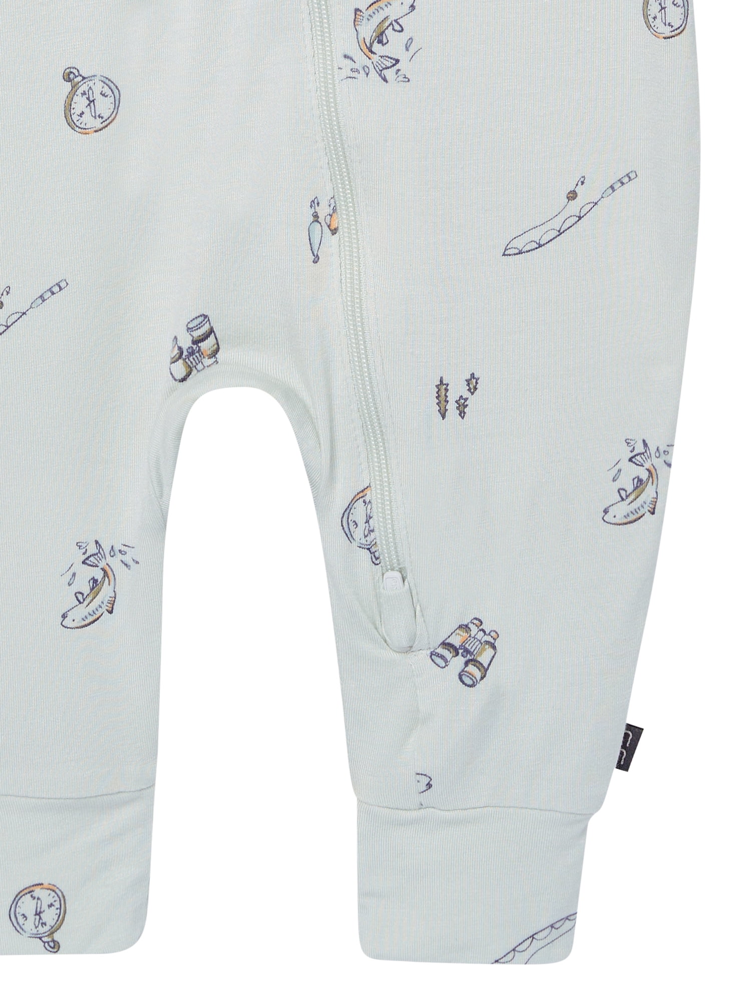 Modern Moments by Gerber Baby Neutral Super Soft Viscose Two-Way Zip Coverall, Sizes Newborn - 24 Months