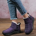 thumbnail image 3 of Oyedens Winter Snow Boots for Women Men Waterproof Plush Lined Work Ankle Booties Non Slip Walking Boots, 3 of 6