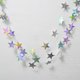thumbnail image 1 of Xiao Hua Paquete de 5 adornos navideños holográficos láser, guirnaldas colgantes con forma de corazón, copos de nieve y estrellas arcoíris, decoraciones 3D para fiestas, estrellas, 1 of 3
