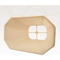 thumbnail image 4 of Designs Rectangle Cut Corner Lamp Shade - Beige - (5 x 6.5) x (8 x 12) x 10, 4 of 7
