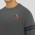 thumbnail image 6 of Men's J. Palmer Dark Heather Gray Cincinnati Bengals Players Lounge Raglan Tri-Blend Sweatshirt, 6 of 6