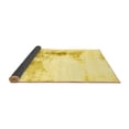 thumbnail image 2 of Ahgly Company Indoor Square Abstract Yellow Modern Area Rugs, 7' Square, 2 of 4