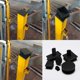 thumbnail image 2 of 6 Piezas Tapones Lamelares para Tubos Cuadrados 80 X 80 Mm Tapas de Plástico Tapones Tapones para Trampolín Patas de Muebles (Negro),11 Feliz Sencillez, 2 of 5