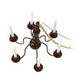thumbnail image 1 of 1/87 Miniature Chandelier Model Candle Ceiling Lamp Model Miniature Lighting for Copper 14.5cmx6cm, 1 of 8