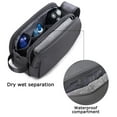 thumbnail image 3 of BAGSMART Large Size Toiletry Bag for Men, Travel Makeup Bag Cosmetic Organizer Water-resistant Shaving Bag for Toiletries Accessories, Gray, 3 of 8