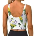 thumbnail image 2 of Yiaed Lavender Flowers Print Ladies Waistcoat Women Sports Vest Vest Sports Women Sports Top Yoga Vest for women-XX-Large, 2 of 8