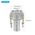 thumbnail image 2 of Uxcell 1 Pcs 1.5" Adaptador hembra de Parte C x Conexiones de manguera de rosca hembra, 2 of 5