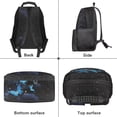 thumbnail image 6 of Aplkyhs Butterfly School Backpack for Age 6-18 Large Capacity Ergonomic Padded Straps School Bag for Boys Girls Elementary Middle High School Students Back to School Use, 6 of 7