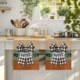 thumbnail image 4 of Sweet Home Kitchen Towels Set of 2, Black White Plaid Bow Horizontal Stripes Absorbent Dish Towels for Kitchen, Microfiber Hand Towel, Quick Drying Tea Towel for Cleaning Decorative Dishcloths, 4 of 7