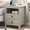 White(1 PCS), variant on Nightstand with charging station, Rustic Bedside Table with 2 Drawers, Farmhouse Nightstand End Tables Night Stand for Bedroom Living Room, White