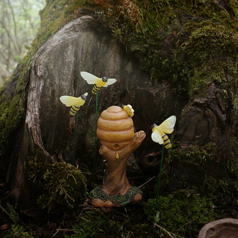 Honeycomb Bee Honey Hive Mini Fairy Figurine Dollhouse Accessory Garden Decor Honeycomb Bee Honey Hive Mini Fairy Figurine Dollhouse Accessory Garden Decor