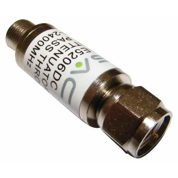 SAC - Attenuator F-Type 6dB DC Pass, Female to Male 75Ohm