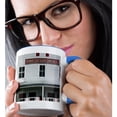 thumbnail image 2 of 3drose, the Fire Department Building in Tonopah Nevada in a Poster Edge, 15oz Two-tone Blue Mug, 2 of 6