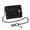 Black, variant on Biker Vintage US Dollar Bill Wallet Credit Card Short Bifold Purse for Men With Chain