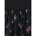 thumbnail image 3 of The Children's Place Baby & Toddler Girls Long Sleeve Floral Bow Back Dress, Sizes 6M-5T, 3 of 3