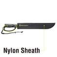 thumbnail image 5 of Kilimanjaro 24 Inch Machete with Serrated Back, Black Finish - 910039, 5 of 6