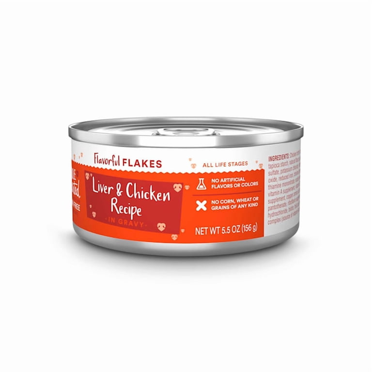 WholeHearted Grain-Free Chicken & Liver Flakes Wet Cat Food, 12 Pack photo 3