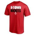 thumbnail image 2 of Men's Red Houston Rockets Push Ahead T-Shirt, 2 of 3