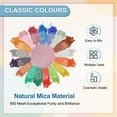 thumbnail image 3 of Uxcell 10g/0.35oz Polvo de Mica de Grado Cosmético, Polvos de Pigmento de Resina Epoxi de 600 Mallas para Fundición de Resina, Tinte para Velas, Esmalte de Uñas DIY y Brillo Labial, Rosa Claro, 3 of 6