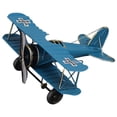 thumbnail image 1 of Retro Airplane Model Vintage Decorative Aircraft Desktop Metal Craft Plane Ornament, 1 of 9