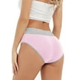 thumbnail image 5 of Wdfiry Period Briefs Underwear for Women Heavy Flow High Waisted Postpartum Underwear Menstrual Leakproof 4 Pack Period Panties, 5 of 9